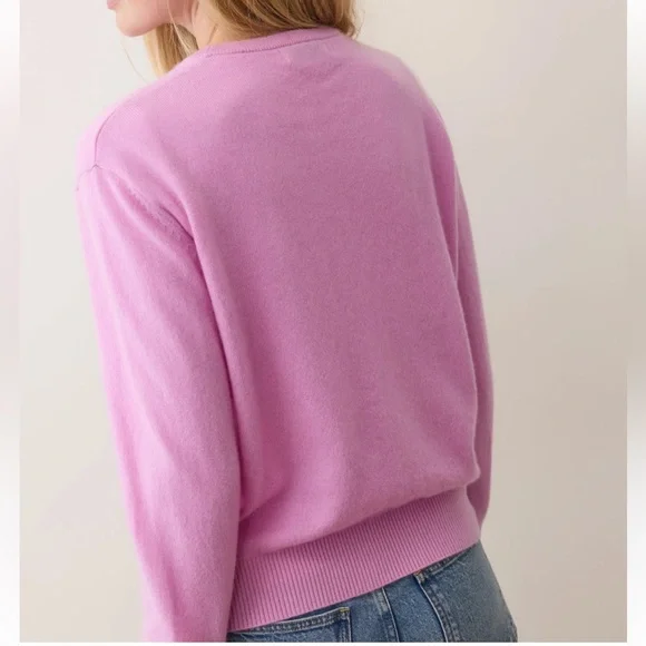 Marine Layer Cashmere Sweater with Patch - Picture 3 of 9